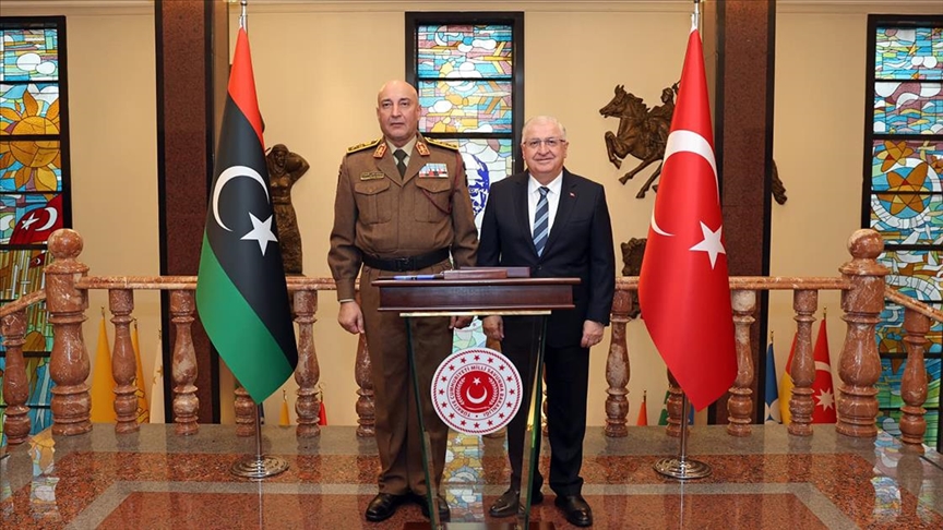 Milli Savunma Bakanı Güler, Libya Genelkurmay Başkanı Orgeneral Al-Haddad'ı kabul etti