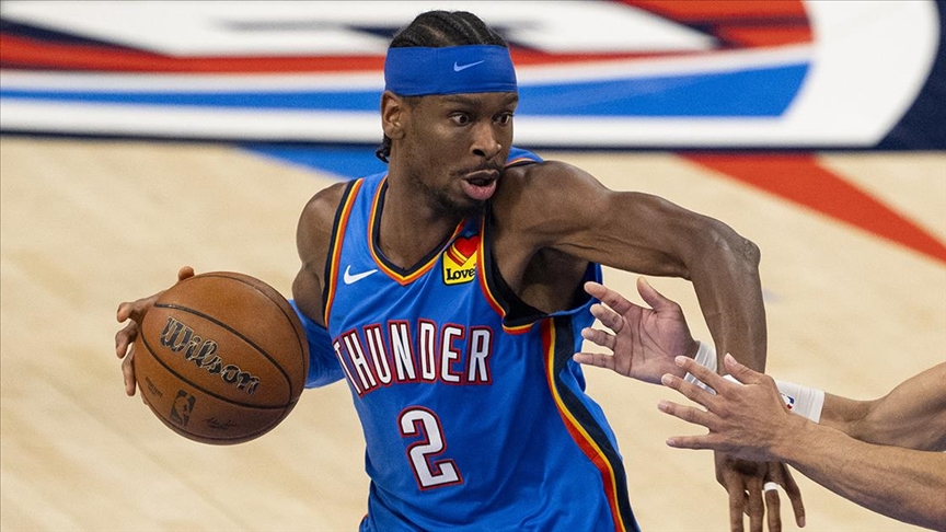 NBA'de Thunder kazandı, Shai Gilgeous-Alexander "tarihe" geçti