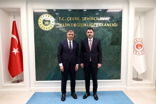 Başkan Tugay, Bakan Kurum'la görüştü