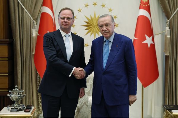 Cumhurbaşkanı Erdoğan, Hollanda Büyükelçisi Dorhout’u kabul etti