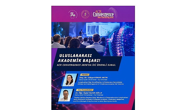 DEÜ'nün İki Bilimsel Çalışması ACR Convergence 2026'da