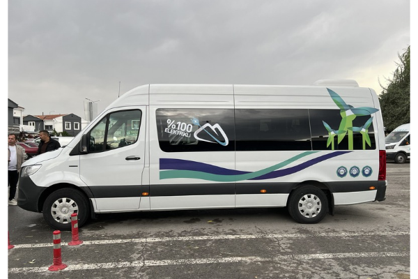 Kayseri'de ilçe taşımacılığında elektrikli araç dönemi