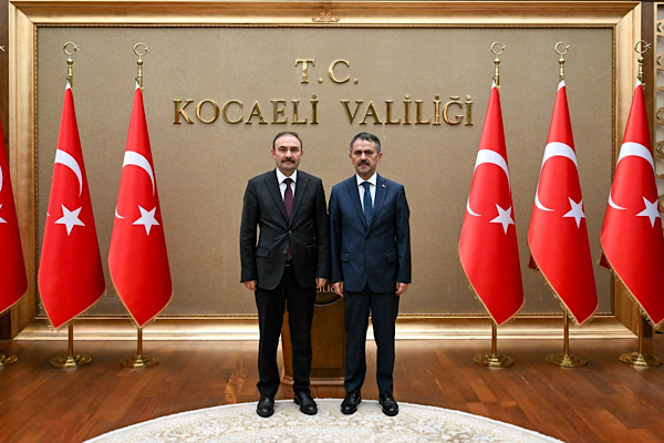 Kocaeli 1. İdare Mahkemesi Başkanı Onur’dan Vali Aktaş’a ziyaret