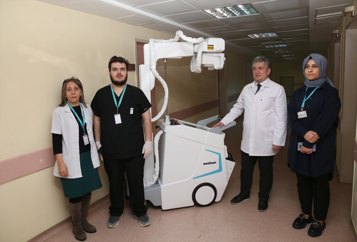 Rize'de yerli mobil dijital röntgen cihazı hizmete sunuldu