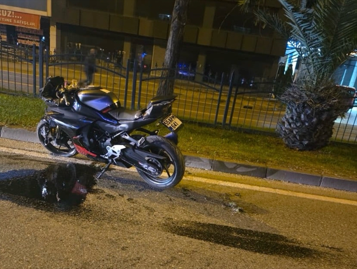 Samsun'da otomobille çarpışan motosikletin sürücüsü öldü