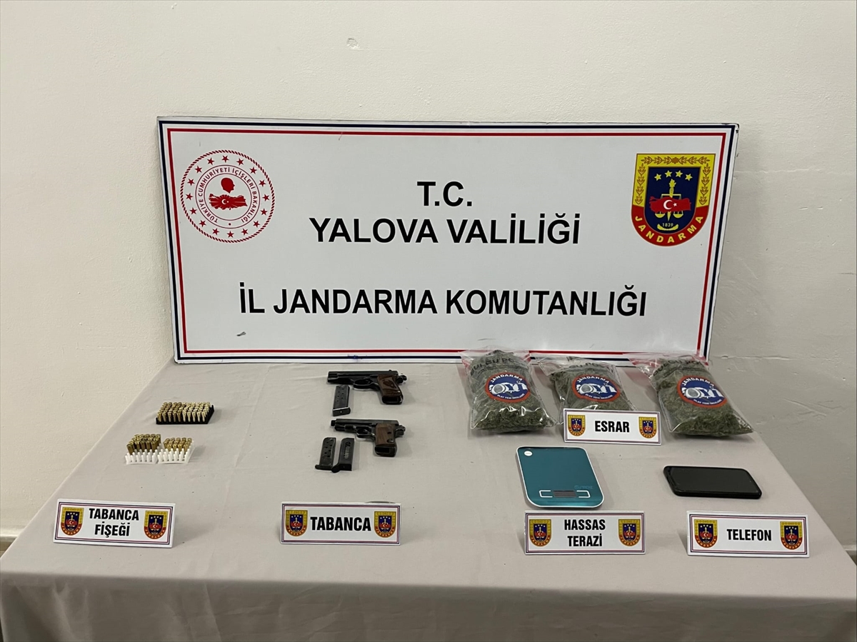 Yalova'da uyuşturucu operasyonunda yakalanan zanlı tutuklandı