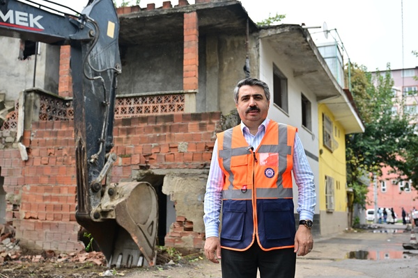 Yıldırım'da kentsel dönüşüm için yıkım başladı