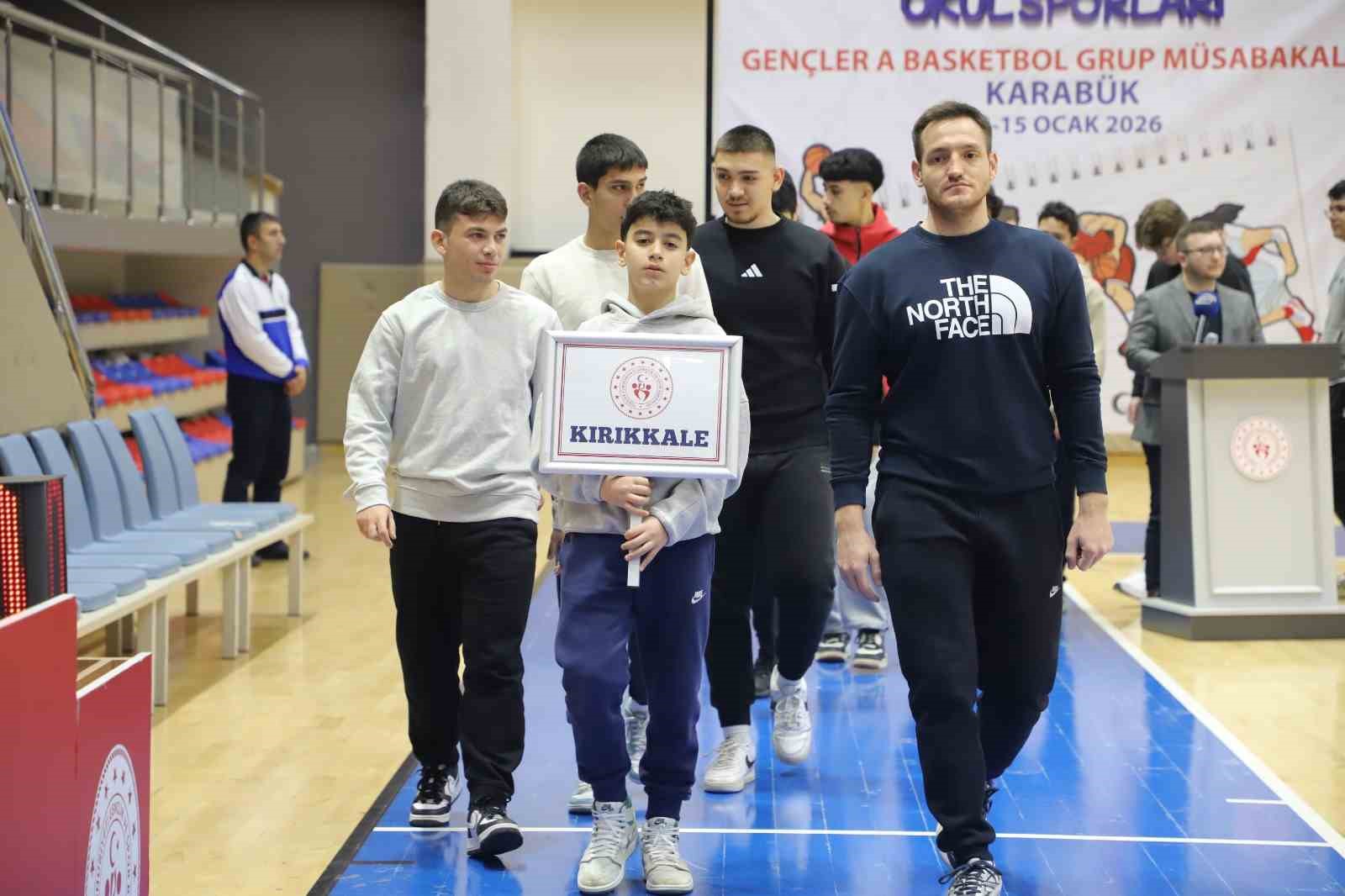 Karabük’te Okul Sporları Gençler Basketbol Grup Müsabakaları başladı
