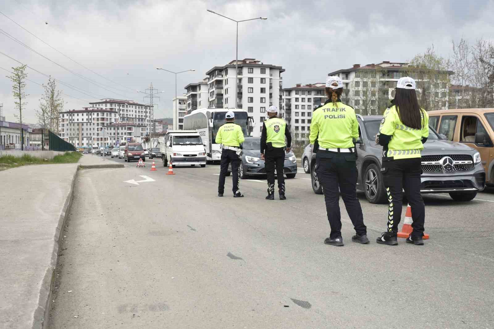 Ordu’da bir haftada yaklaşık 18 bin araç ve sürücüsü denetlendi
