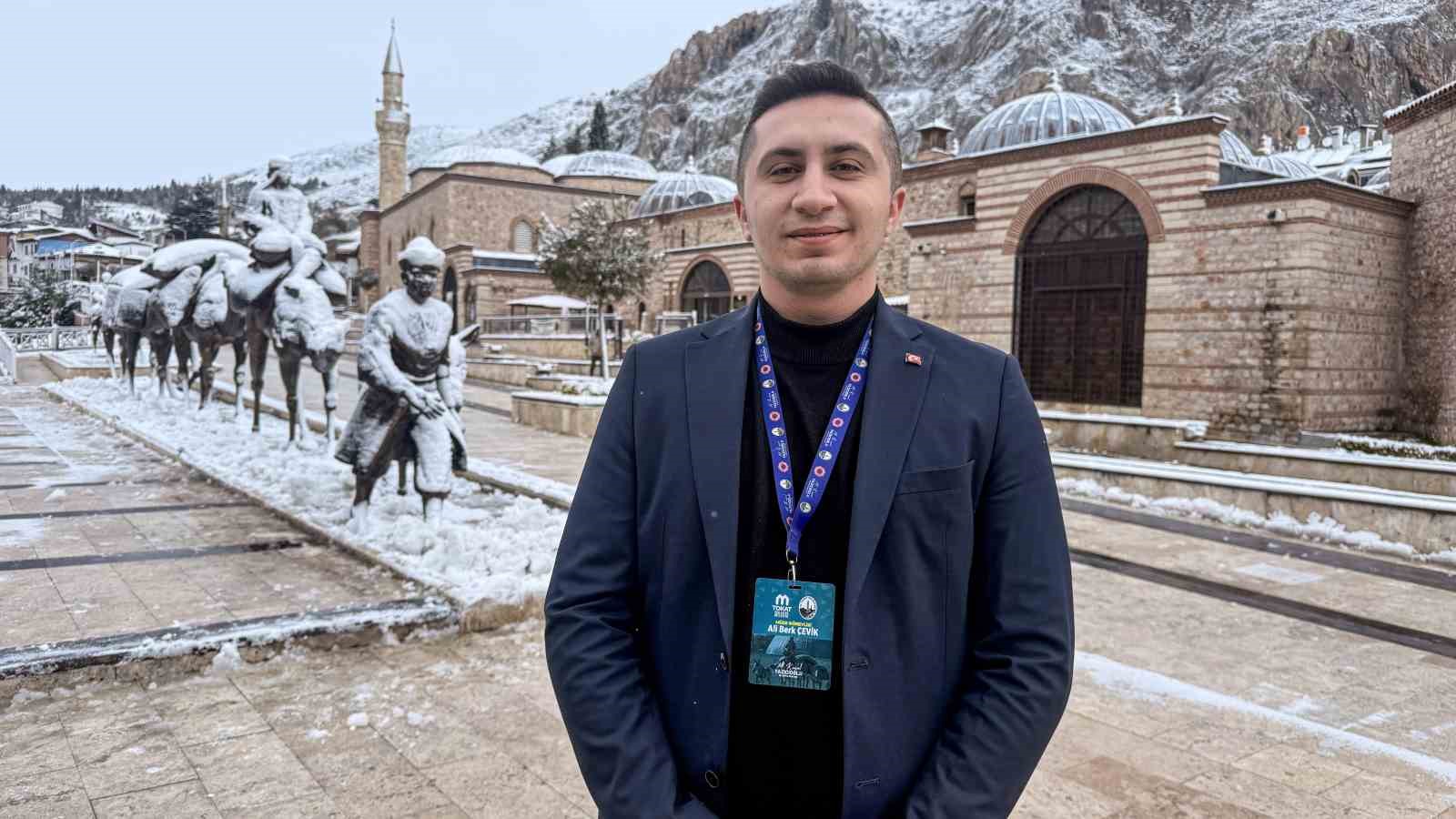Tarihi Sulusokak beyaz örtüyle görsel şölen sundu
