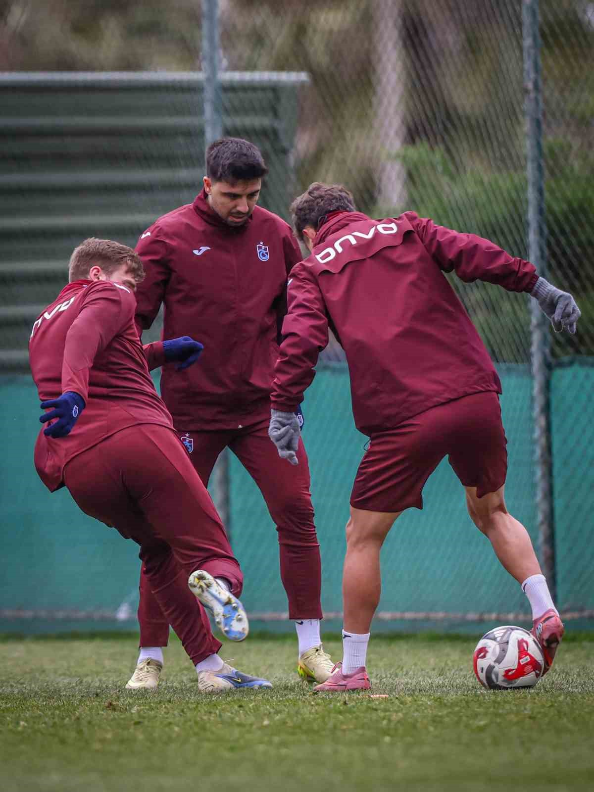 Trabzonspor kupa hazırlıklarını sürdürdü
