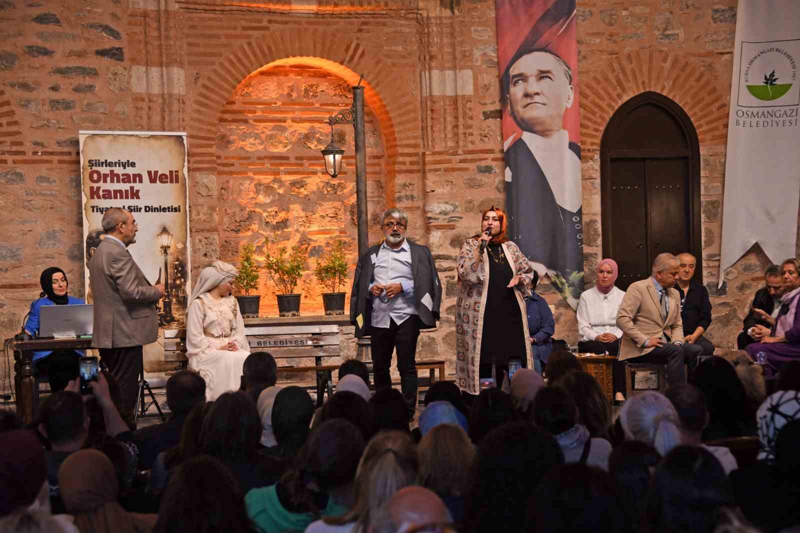 Usta şair Orhan Veli Kanık, Osmangazi’de anıldı
