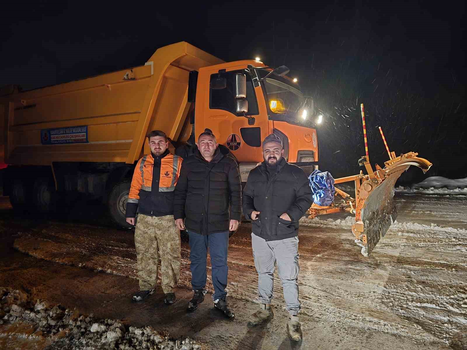 Yozgat’ta kar yağışı yüzleri güldürdü
