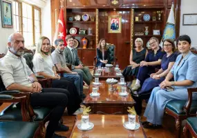 Alman heyetten Diyarbakır Büyükşehir Belediyesine ziyaret