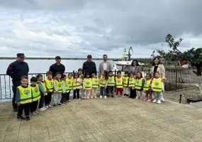 Rize’de Anaokulu Öğrencileri denizcilik faaliyetlerini tanıdı