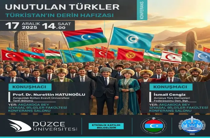 Akçakoca Bey Siyasal Fakültesi’nde Türkistan’ın derin hafızası anlatıldı