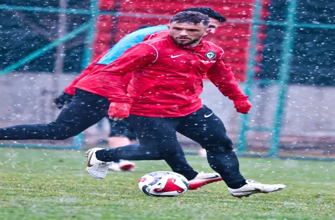 Çorum FK, Adana Demirspor maçı hazırlıklarını sürdürdü
