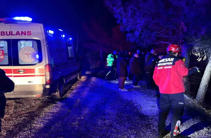 Elektrikli bisikletle uçuruma yuvarlanan genç hayatını kaybetti
