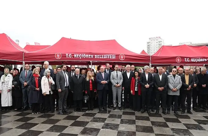 Keçiören'de Atatürk Anılarak Cumhuriyet Bayramı Kutlandı
