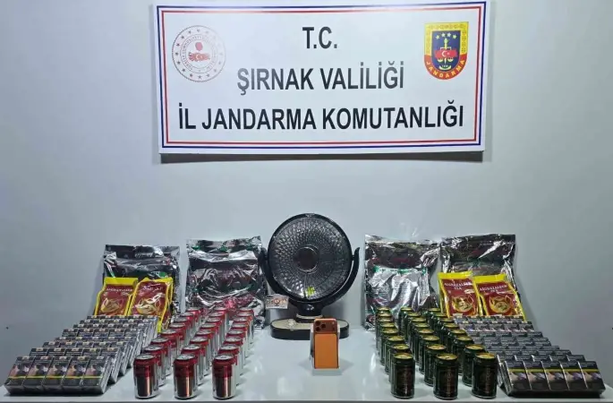 Şırnak’ta jandarma ekipleri 21 milyonluk kaçak ürün ele geçirdi
