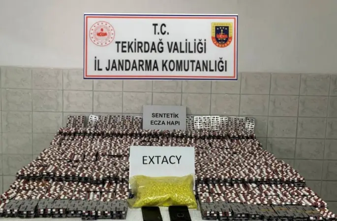 Tekirdağ’da jandarmadan büyük uyuşturucu operasyonu

